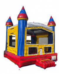 Marble Colorful Bounce House